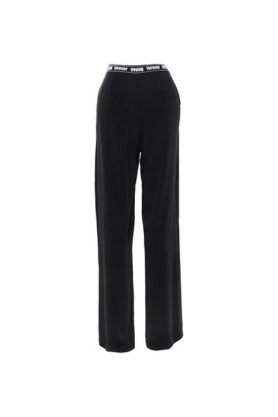 Quzu Black Women's Pants 71241