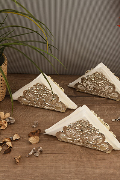 AKSESUAR EVRENİ Joven Silver Stainless Steel Ultra Luxury Napkin Holder Organizer Presentation Kitchen Decoration Tableware