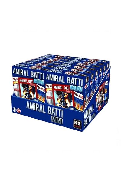 Ks Games Admiral Sunk Mini Board Game & 4Pcs 16-Sheet Coloring Book with 54 Pieces Natural Wood Balance Game