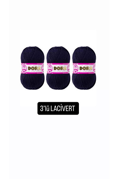 Ören Bayan Dora Örgü İpi Lavivert 3’lü
