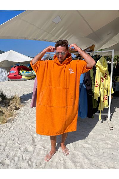 SOLENROSA Πετσέτα Poncho Πετσέτα παραλίας