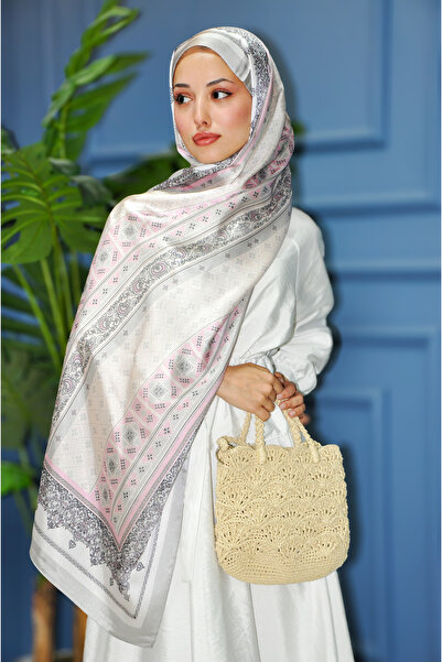 MSCARFS شال حرير بنمط إنتزار جانجان