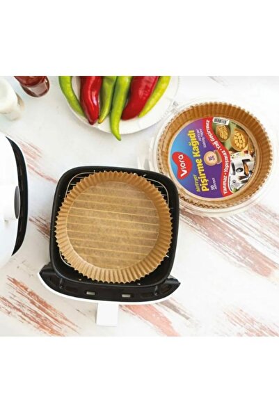 viora Airfryer Pişirme Kağıdı 20 cm X 50 Adet Yuvarlak