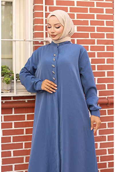 sefamerve Παντελόνι χιτώνα Aerobin από ύφασμα δύο τεμαχίων 2103-01 Indigo