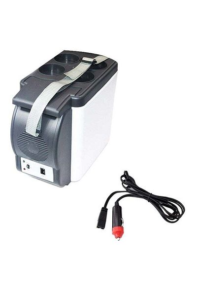 Generic Portable Car Refrigerator 2724290780067 White/Black