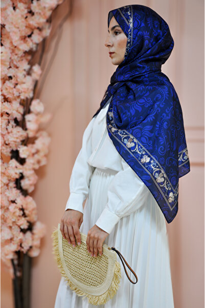 MSCARFS شال حرير منقوش من أليا جانجان