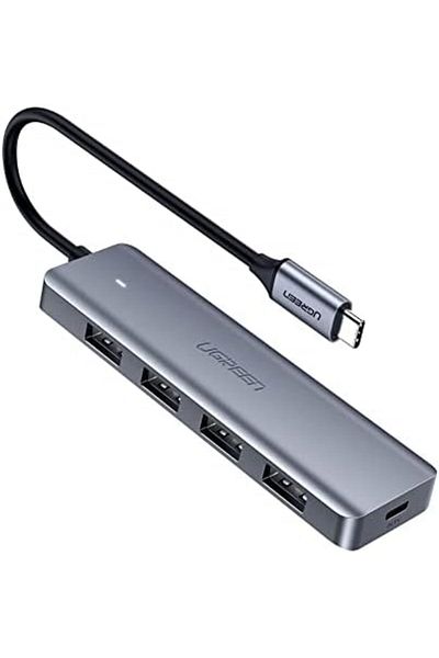 Ugreen موزع موزع USB 3.0 من النوع C بأربعة منافذ