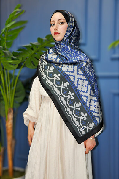 MSCARFS Trace Pattern Janjan Silk Shawl