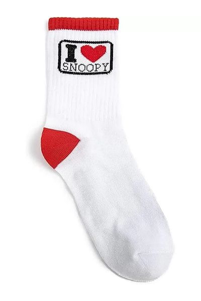 Mu Art Ahşap Șosete Snoopy Socket brodate cu licență
