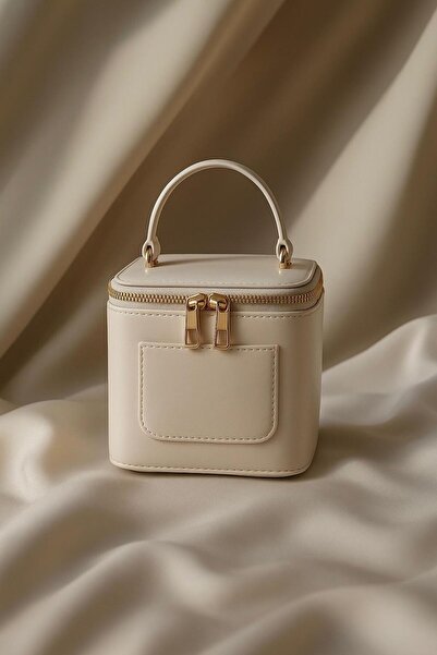 EBROU Жіноча міні-сумка з хрестоподібними ременями, кремового кольору, ручна ...