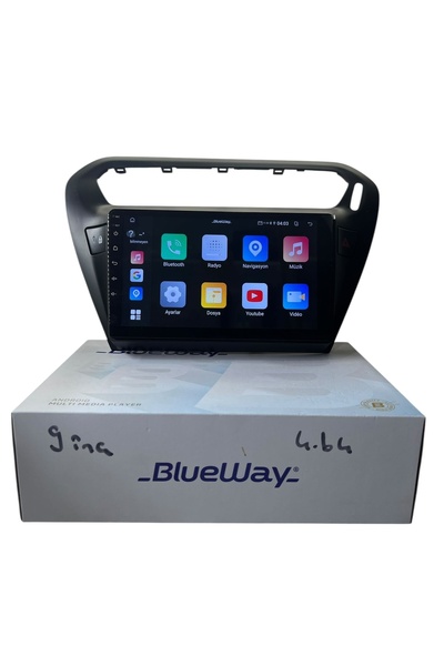 Blueway Pejo 301 -Citroen C-elyse (Siyah) 4-64 Uyumlu PROFESYONEL OEM MULTİMEDİA
