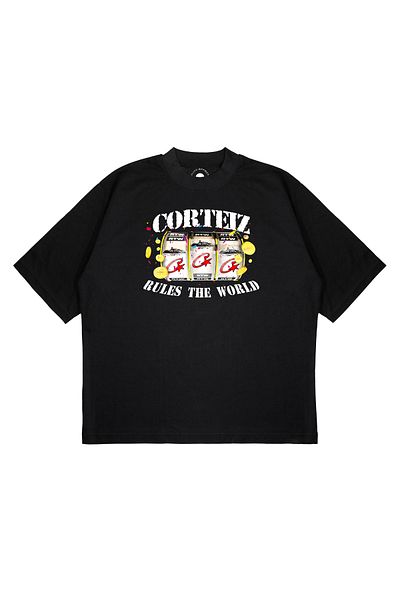 PURE EFFECT Unisex Oversize CORTEIZ RULET Μπλουζάκι με στάμπα