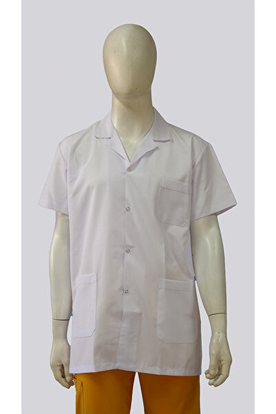 APEX TEKSTİL مريلة مختبر صيدلية الطبيب والمعلم ذات الياقة الكلاسيكية للرجال ب...