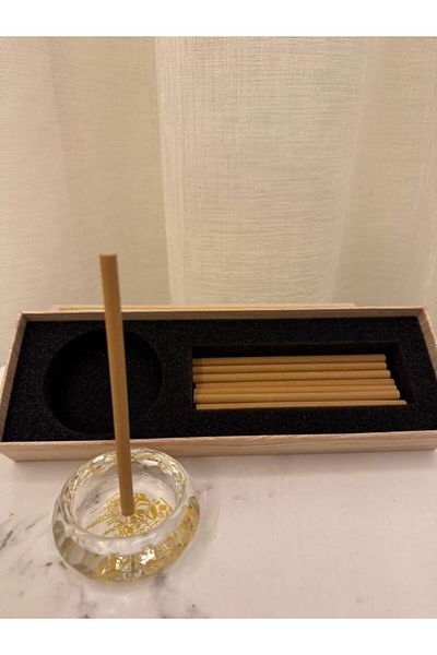 Arjowan Al Jazeera Luxurious incense burner containing Moroccan incense sticks