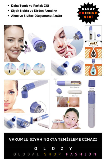 GLOZY Premium Seri Siyah Nokta Temizleyici Gözenek Sıkılaştırıcı Cilt Parlatı...