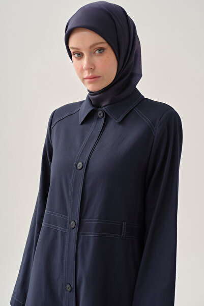 Tuğba Sırt Detaylı Giy-Çık - Lacivert