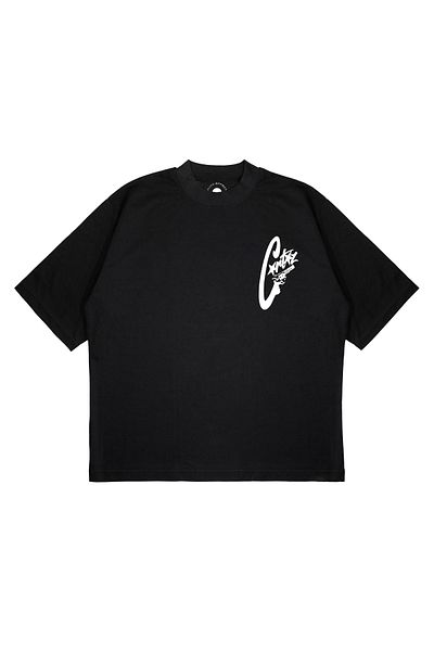 PURE EFFECT Tricou oversize unisex cu imprimeu CORTEIZ GUN