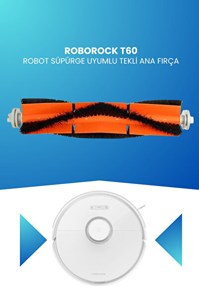 ELECTROLL Perie principală unică compatibilă cu aspiratorul robot Roborock T60