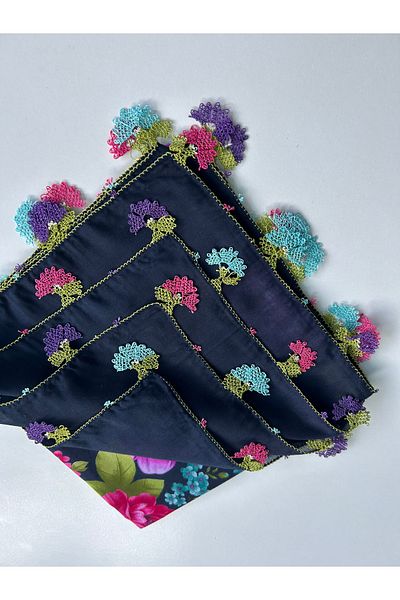 CENK YAZMA ÎNCHISĂ Înaltă, lucrată manual, broderie cu ac, scris/broderie cu ac/broderie yemenită/burlă lucrată manual/capac