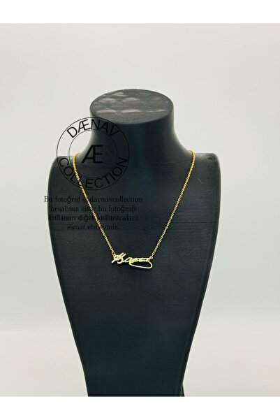 Daynav Atatürk İmzalı Taşlı Kolye