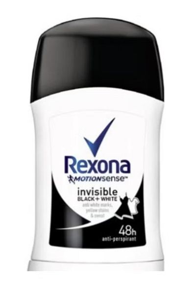 Rexona قطعتين من مزيل العرق غير المرئي للأسود والأبيض 40 مل