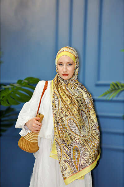 MSCARFS Şehriyar Pattern Cotton Voile Silk Shawl