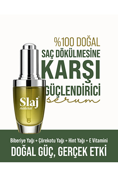 Saç Dökülmesine Karşı Güçlendirici Serum - %100 Doğal