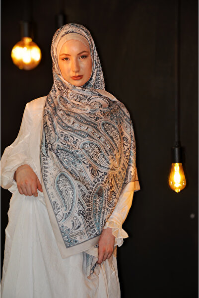 MSCARFS Şehriyar Pattern Cotton Voile Silk Shawl