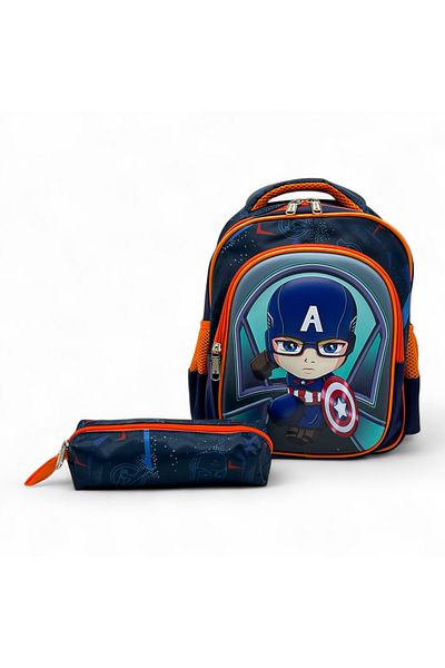 Shihon 2-Piece Boys School Backpack 12 Inch