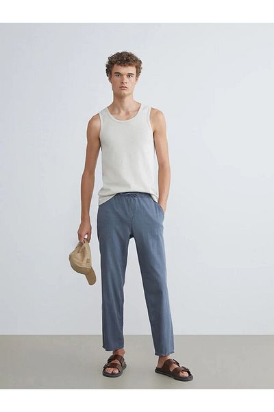LC Waikiki بنطلون جينز LCW Jeans Indigo فضفاض للرجال