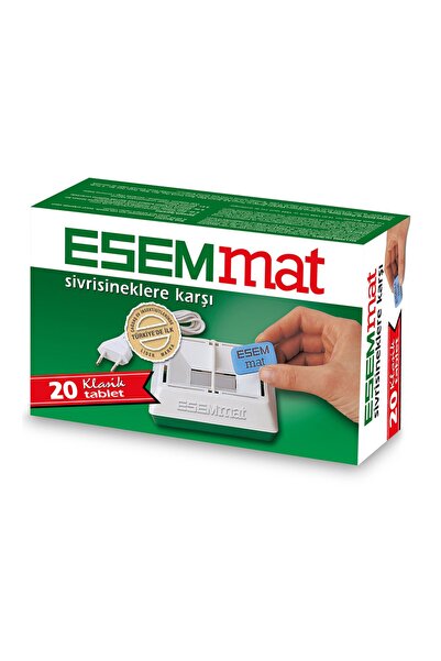 KUT FLY Esemmat Sivrisinek Kovucu Klasik Mat Tablet 20'li 4 ADET