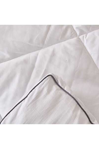 ASPARTAM Soft Double Cotton Microgel Quilt - White - 195X215 cm