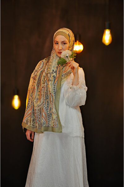 MSCARFS Şehriyar Pattern Cotton Voile Silk Shawl