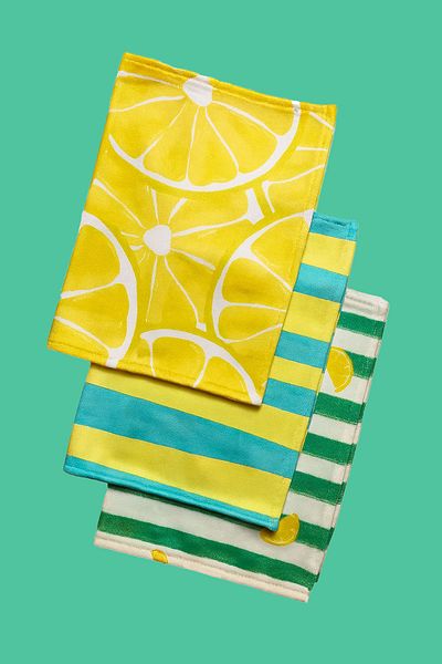 Alseko Concept La Dolce Vita Pattern Decorative Kitchen Oven Towel, 3 Pieces 35X50Cm Cotton Towels