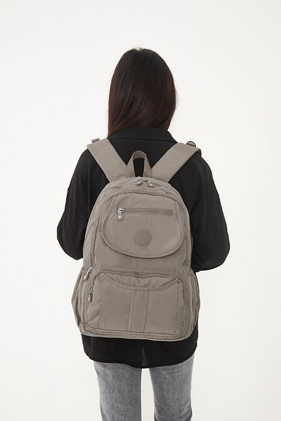 çkn sedat çakan çanta & fular & aksesuar 5 Compartment Water-Resistant Fabric Backpack (School Bag)3061