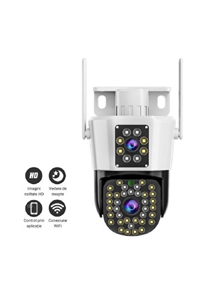 Jortan Camera de supraveghere , Wifi, IP66, HD 1920 X 1080, + Card memorie 32GB