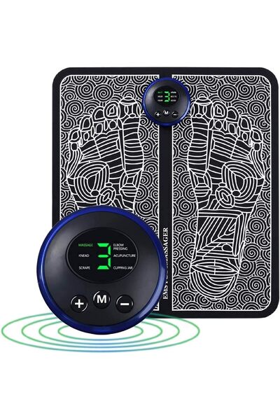 Twinkle Mart جهاز تدليك القدم EMS - تنشيط الدورة الدموية للقدمين مع 6 أوضاع و...