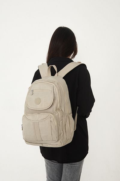 çkn sedat çakan çanta & fular & aksesuar 5 Compartment Water-Resistant Fabric Backpack (School Bag)3061