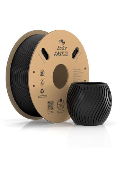 Creality Ender Fast Siyah 1.75mm Pla 3D Baskı Filamenti Urhanshop Yetkili Satış