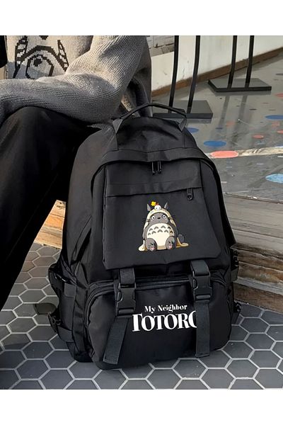 Toum Σχολική τσάντα πλάτης Totoro Printed Palaska