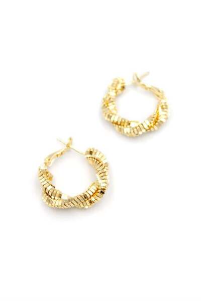 toyigoo Serrated Earrings - Gold