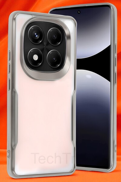 TechTrove Xiaomi Redmi Note 14 Pro 4G Kılıf Arkası Şefaf Tasarım Lazer Kaplam...