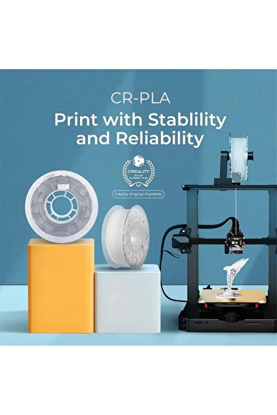 Creality Cr-Pla Gümüş 3D Yazıcı Filament 1.75mm - Urhanshop Yetkili Satış