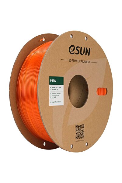 eSun Petg Filament Yarı Saydam Turuncu 1,75mm 1Kg - Urhanshop Gönderimli