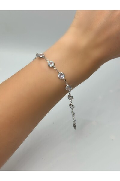 MyladyAccessoriess سوار متميز بتفاصيل حجر واحد متسلسل