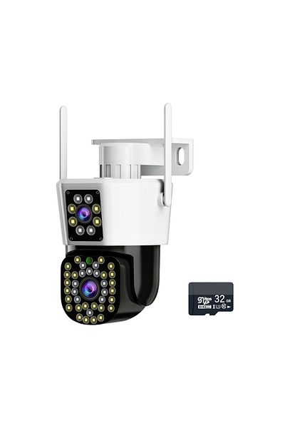 Jortan Camera de supraveghere , Wifi, IP66, HD 1920 X 1080, + Card memorie 32GB