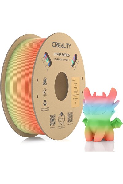 Creality Hyper Rainbow Pla Kısa Yabani Çiçek Filament 1,75mm 1000Gr - Urhanshop Yetkili Satış