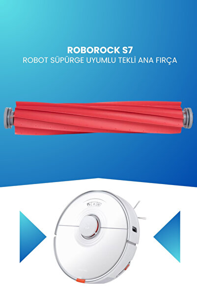 ELECTROLL Perie principală unică compatibilă cu aspiratorul robot Roborock S7