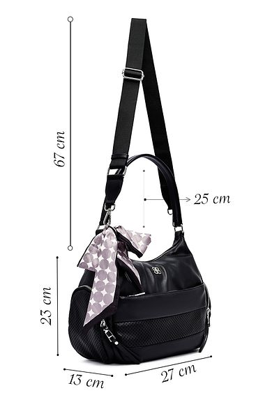 Derimod Women's Black Long Strap Shoulder Bag 25Sbd254414