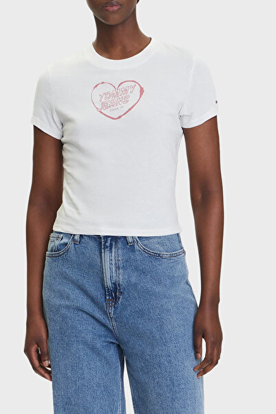 Tommy Jeans Γυναικείο T-Shirt DW0DW21390 Πολύχρωμο